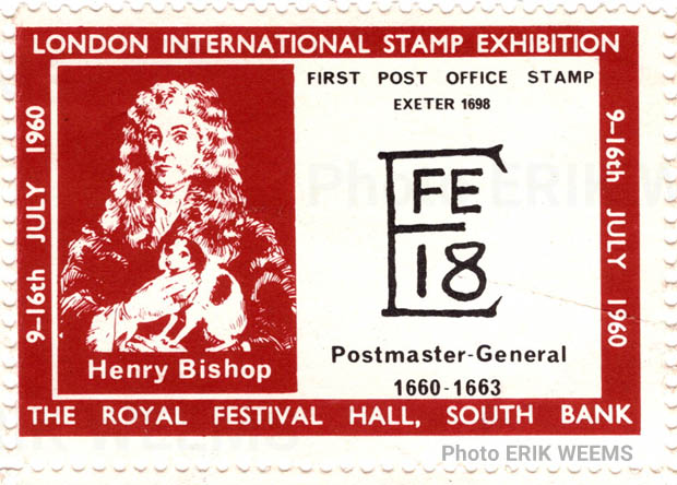 1960 Loondon International Stamp Exhibition with Henry Bishop 1960 Loondon International Stamp Exhibition with Henry Bishop